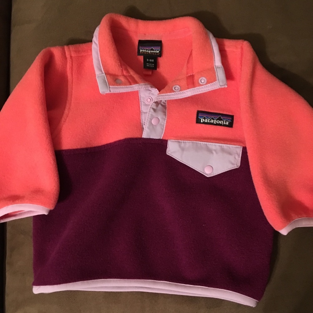 NWOT Patagonia baby girl jacket sz 3-6m
